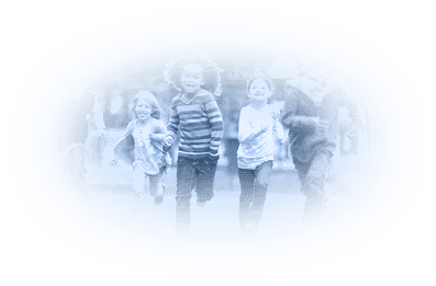children running